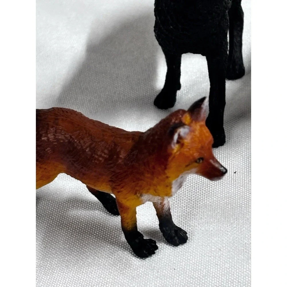 Woodland Animals Miniature Figures 8 PCS‎ Forest Creatures Figurines